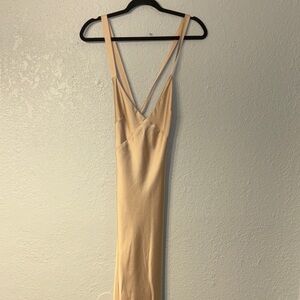 Show Me Your MuMu Cream Maxi Dress